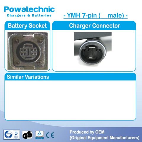 Husqvarna Cross Tourer 36V (YMH 7-pin) B type 17.5 AH Battery Charger