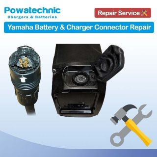 Yamaha Battery and Charger 4 pin Connector REPAIR Services: Haibike Sduro e-bike