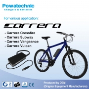 EBBC19-CG2-UK Carrera Crossfire E-Bike [2019-2021] 36V (Thin 3-pin) STL Battery Charger 3